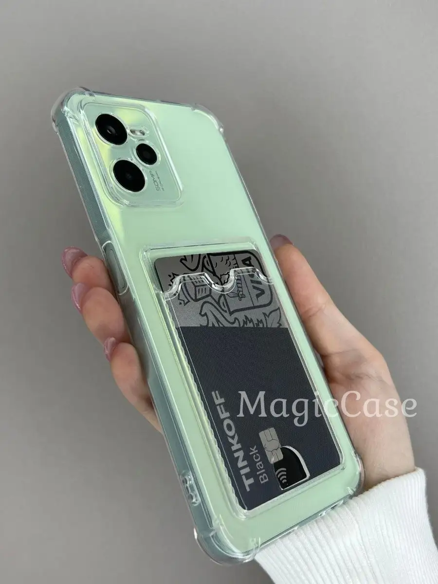 Чехол на Realme C35 с карманом для карт MagicCase 145687520 купить за 142 ₽  в интернет-магазине Wildberries