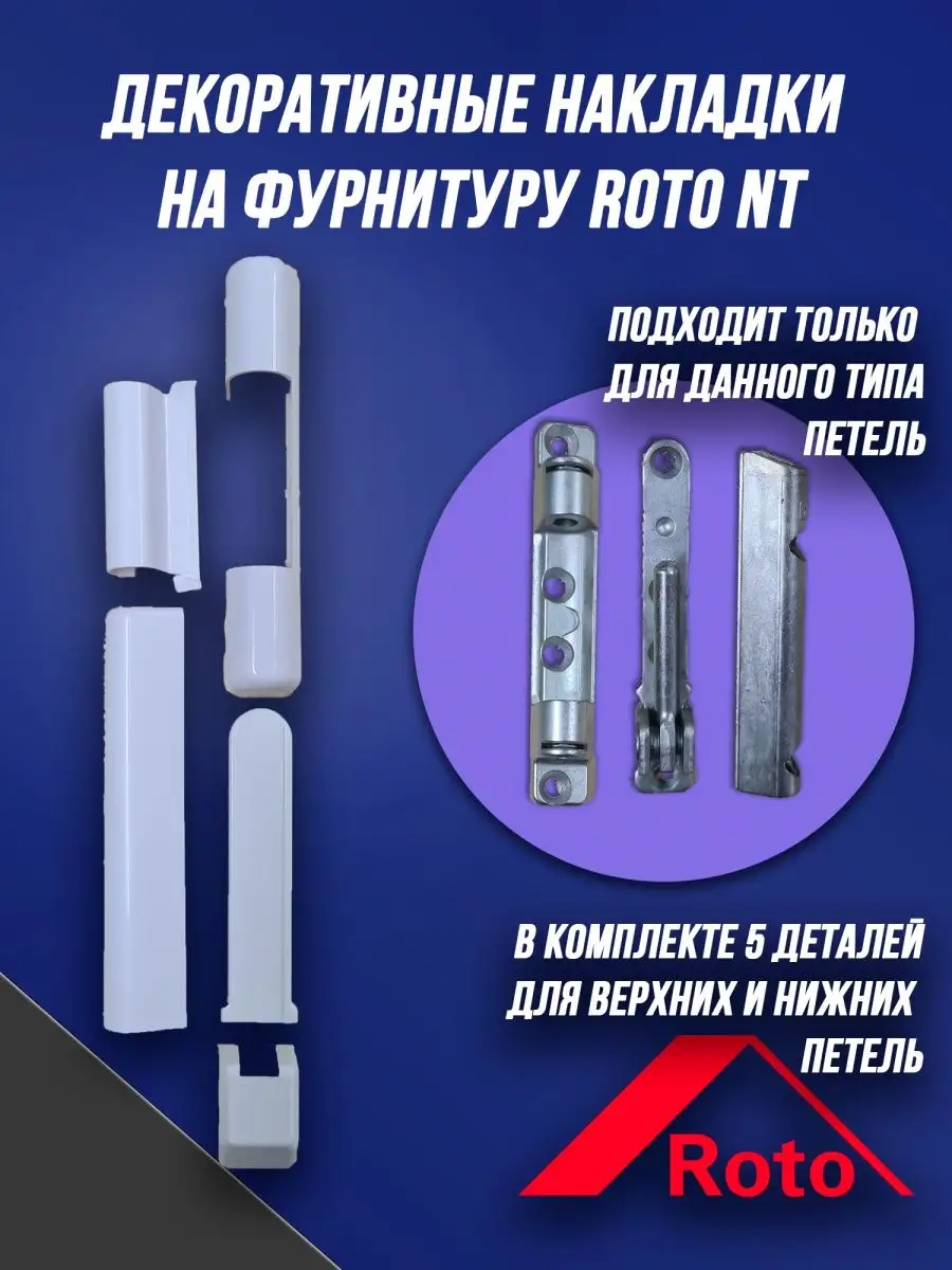 Накладки для фурнитуры Roto NT