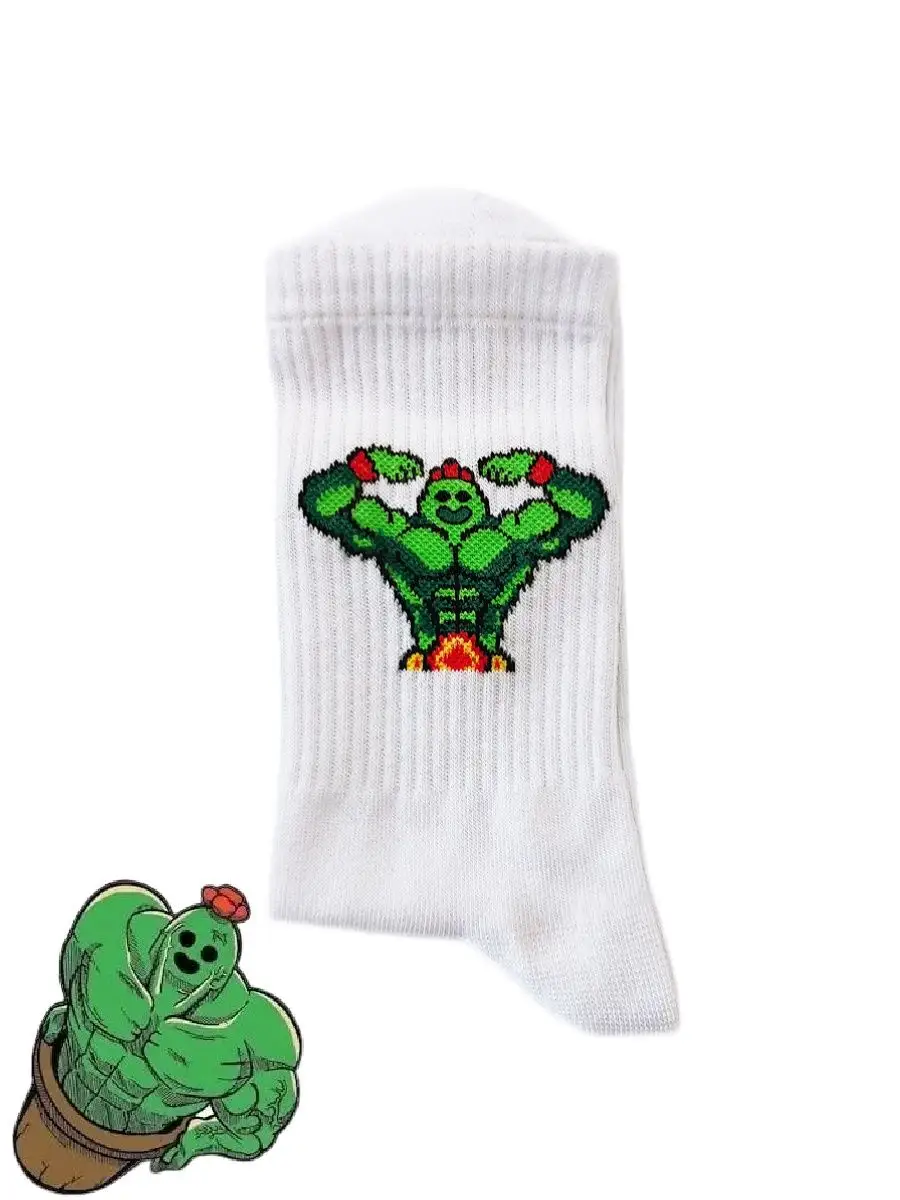 носки принтом Спайк Бравл Старс Brawl Stars пабло GEEK POWER SOCKS  145699903 купить за 240 ₽ в интернет-магазине Wildberries