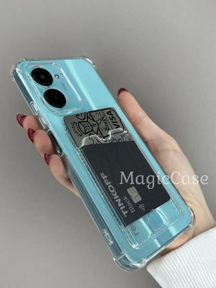 Чехол на Realme C33 с карманом для карт MagicCase 145701098 купить за 132 ₽  в интернет-магазине Wildberries