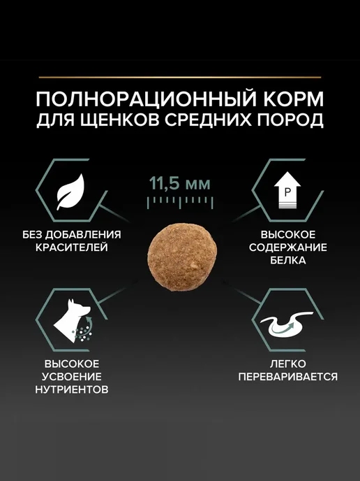 Сухой корм PRO PLAN Пищеварением для собак, чувствительное пищеварение, щенки, ягненок, 1,5 кг, фото 3