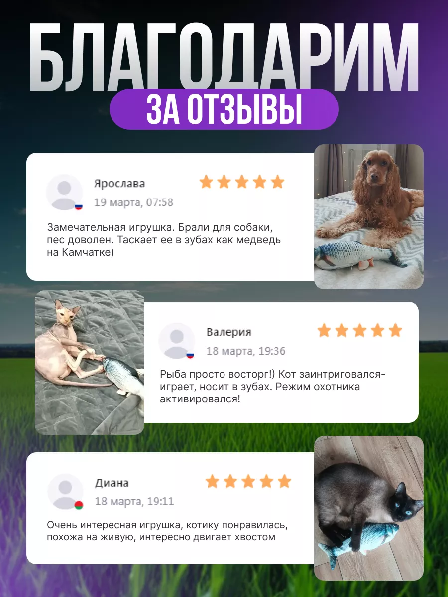 Интерактивная рыба игрушка для кошек Funny Chicken 145725970 купить за 323  ₽ в интернет-магазине Wildberries