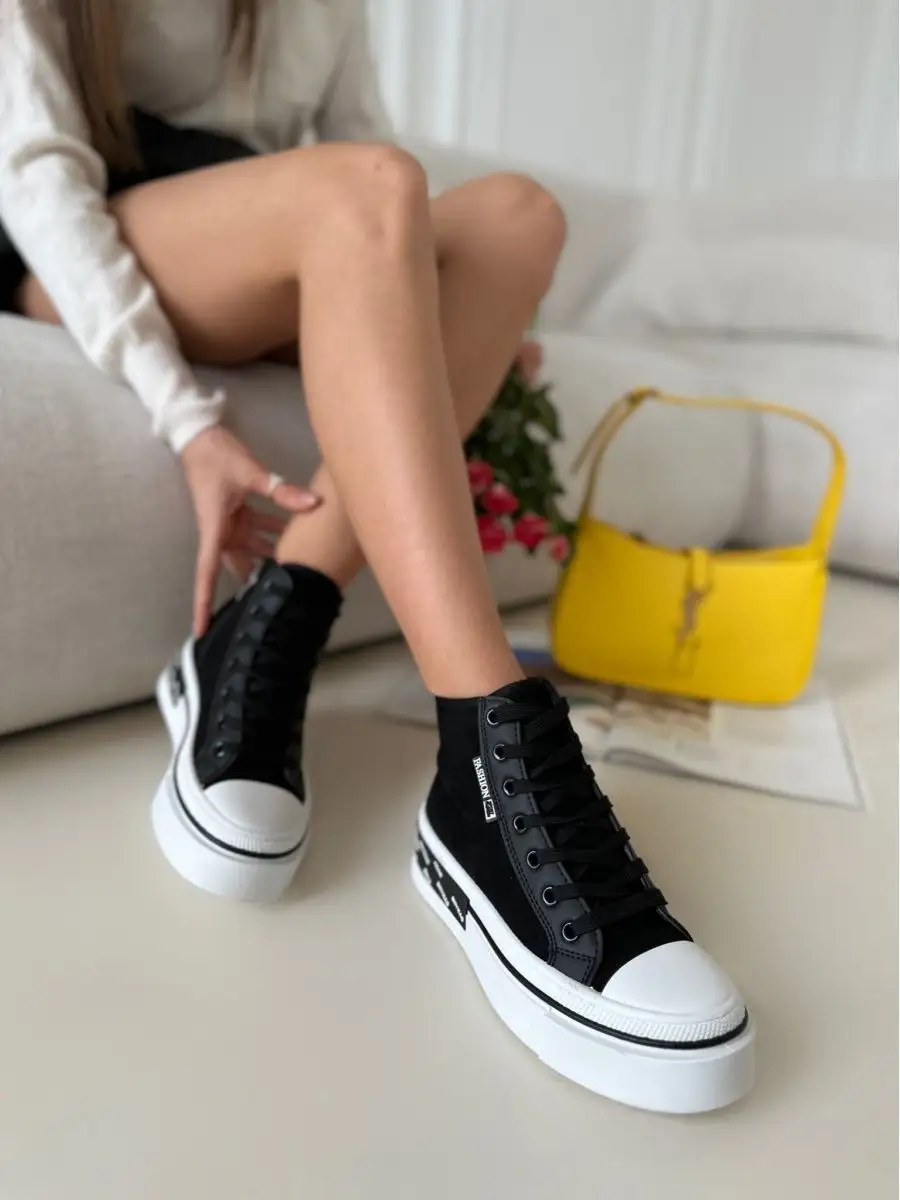 Converse platform store bianche zalando