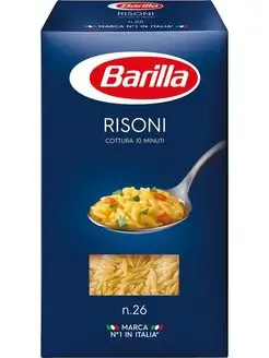 Макароны Risoni №26 группа А, высший сорт, 450г Barilla 145749413 купить за 199 ₽ в интернет-магазине Wildberries