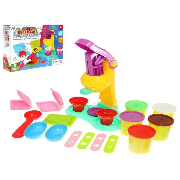 Набор для игры с пластилином "Весёлая кондитерская"