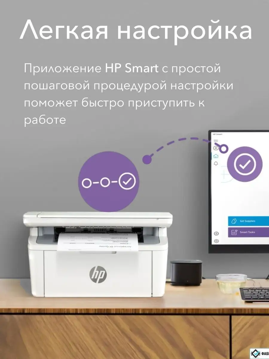 МФУ лазерное LaserJet M141w WiFi принтер, сканер, копир HP 145799755 купить  за 18 683 ₽ в интернет-магазине Wildberries