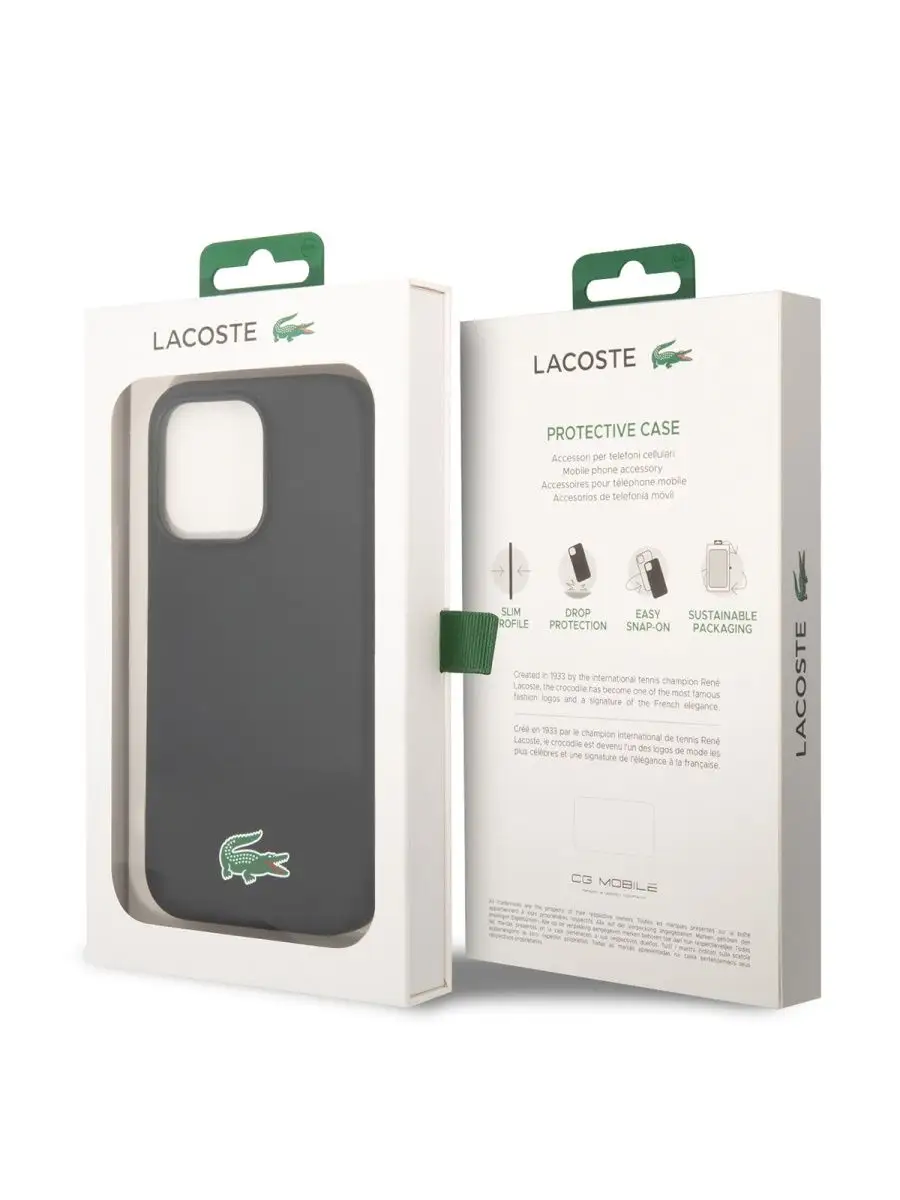 Чехол на iPhone 14 Pro Max с принтом Liquid silicone Lacoste 145800608  купить за 3 217 ₽ в интернет-магазине Wildberries