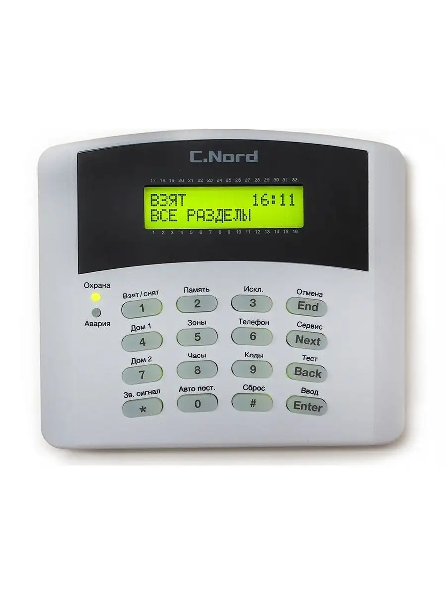 клавиатура K16-LCD
