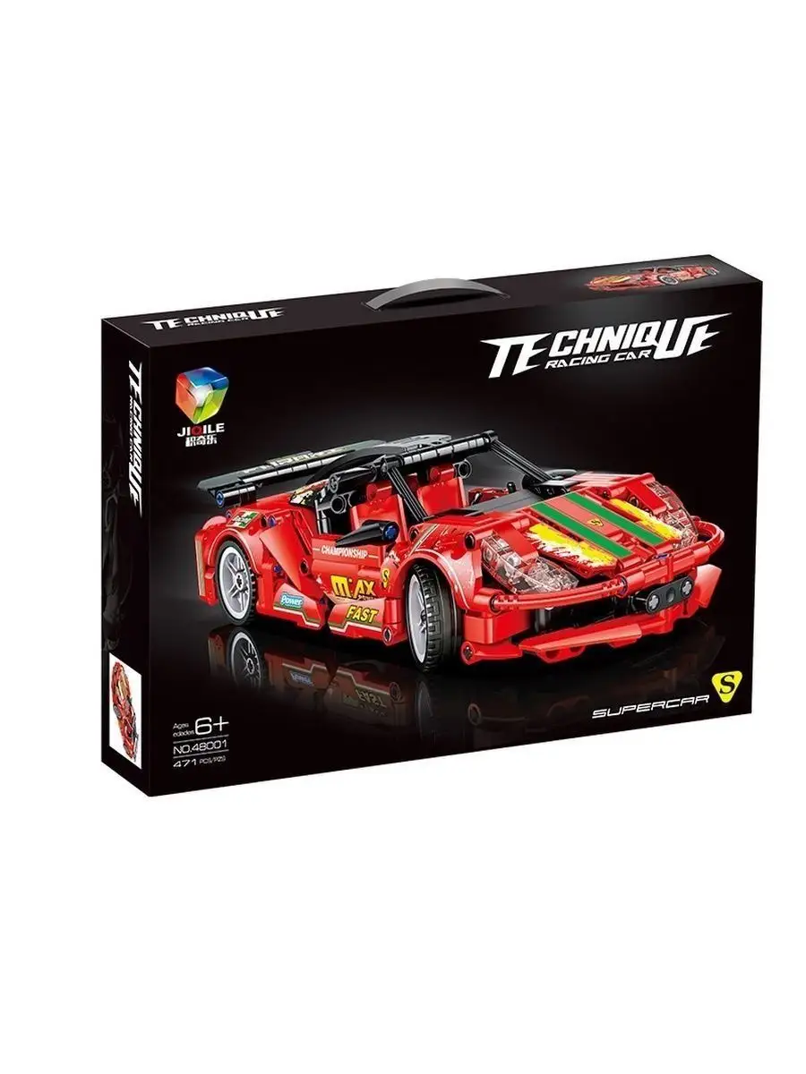 JIQILE Technique Ferrari Porsche 48001 471 LEGO 145824213 1 395 Wildberries