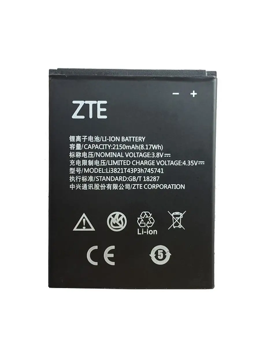 Аккумулятор для ZTE Li3821T43P3H745741 (Blade L5 / L5 Plus) ZTE 145843075  купить за 711 ₽ в интернет-магазине Wildberries