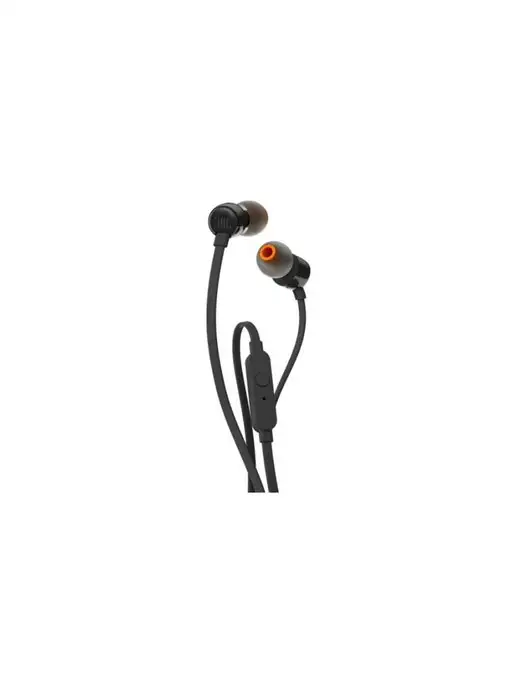 JBL Наушники T110 проводные с микрофоном, чёрный, черный, фото 2