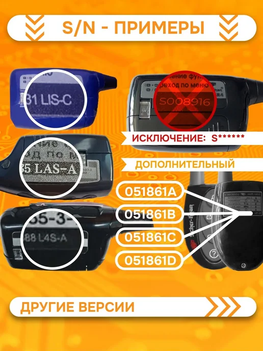 Mak-on Брелок для сигнализации SCHER KHAN LOGICAR 3 4, вариант, фото 4