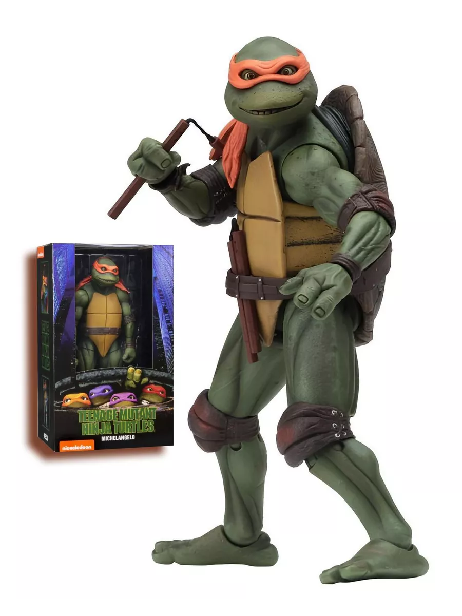 Фигурка Черепашки Ниндзя: Микеланджело TMNT (18см) бренда нет 146118802  купить в интернет-магазине Wildberries