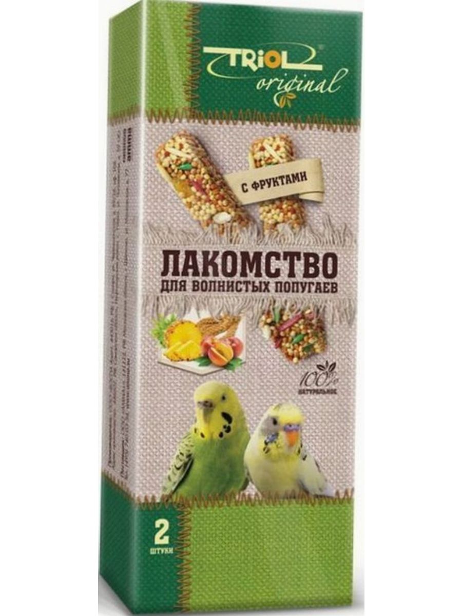 Лакомство для попугаев волнистых. Триол оригинал с фруктами для волнистых попугаев. Триол корм для попугаев. Палочки для попугаев волнистых. Вкусняшка для попугаев.
