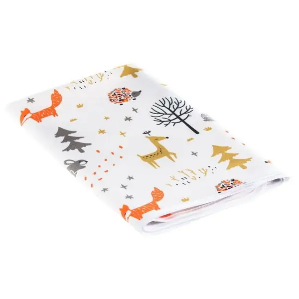 Пеленка на непромокаемой основе 50*70 см Лисички