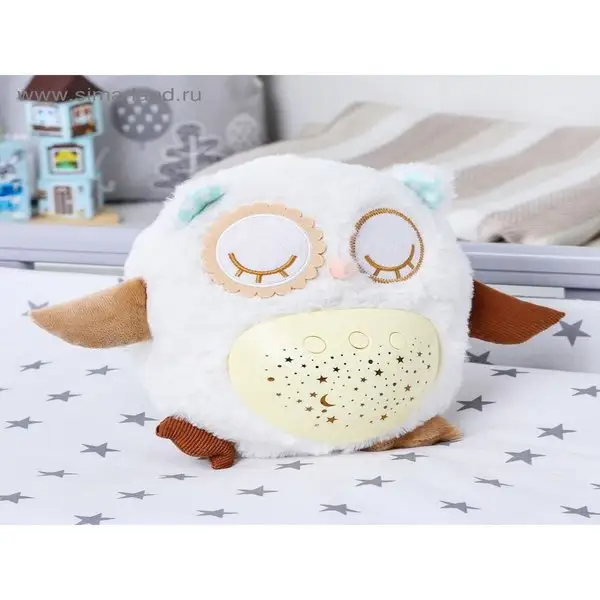 Игрушка - ночник "Совушка"/мягкий/детская проектор/мягкая