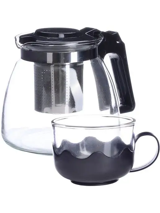 Чайник заварочный 950 мл Кружки - фото 3