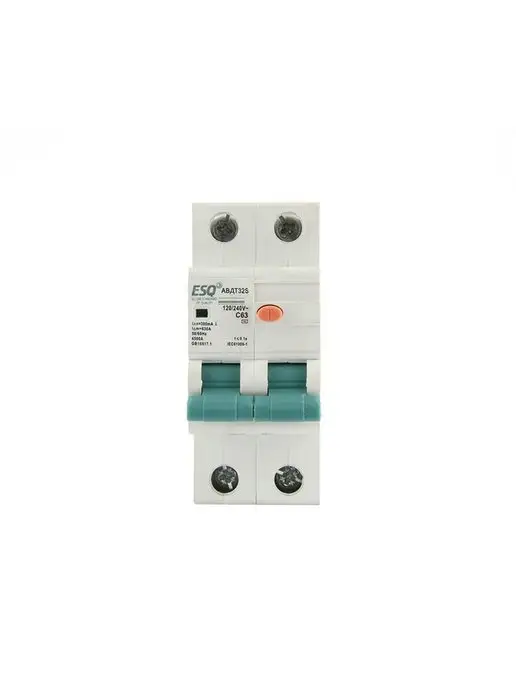 ESQ Дифференциальный автомат АВДТ-32S 1P+N 63А 300mA 4.5кА тип С, серый, фото 2