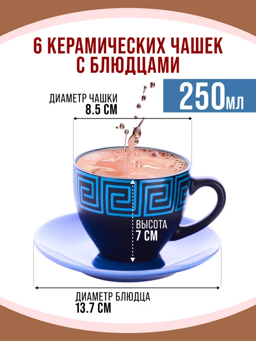 Чайный сервиз на 6 персон подарочный - фото 3