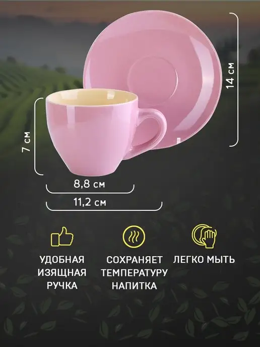 Чайный сервиз на 6 персон подарочный - фото 2