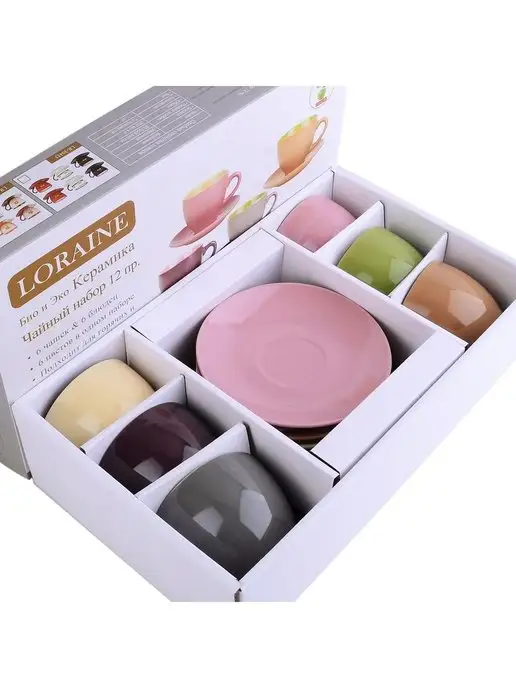 Чайный сервиз на 6 персон подарочный - фото 6