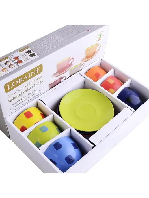 Чайный сервиз на 6 персон - фото 19