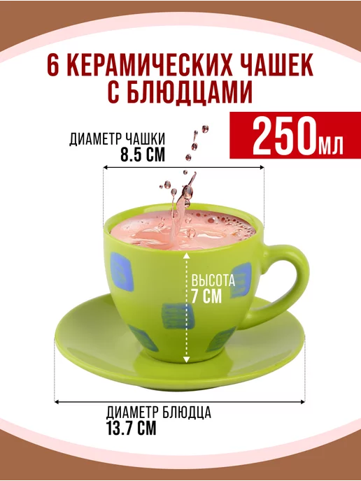 Чайный сервиз на 6 персон - фото 3