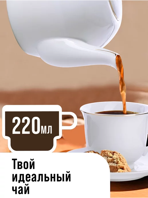 Чайный сервиз с заварочным чайником - фото 10