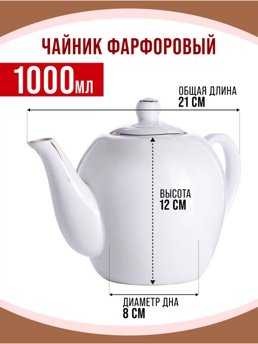 Чайник заварочный и чайный сервиз - фото 4