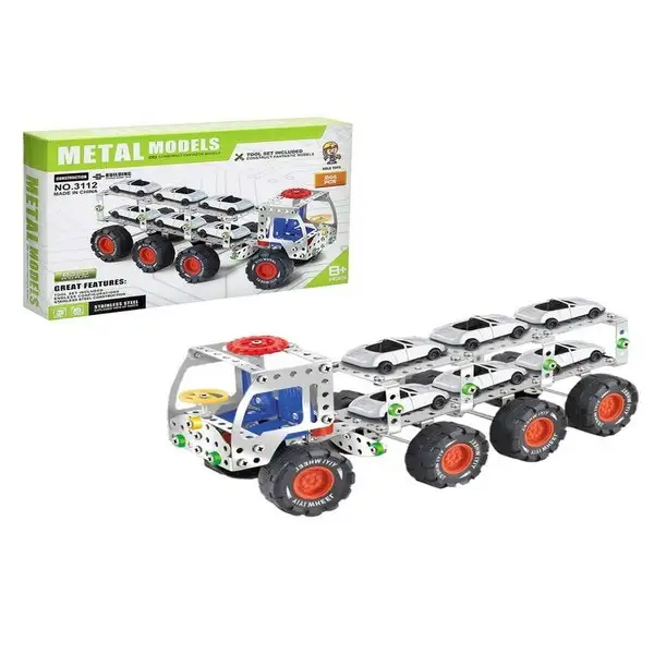 Конструктор металлический "Автовоз", 244 детали/Автовоз+