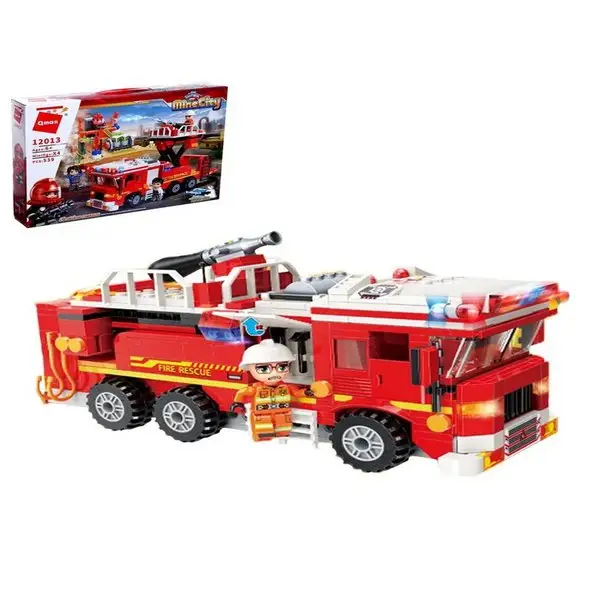 Конструктор Огнеборцы "Пожарная машина", стреляет водой