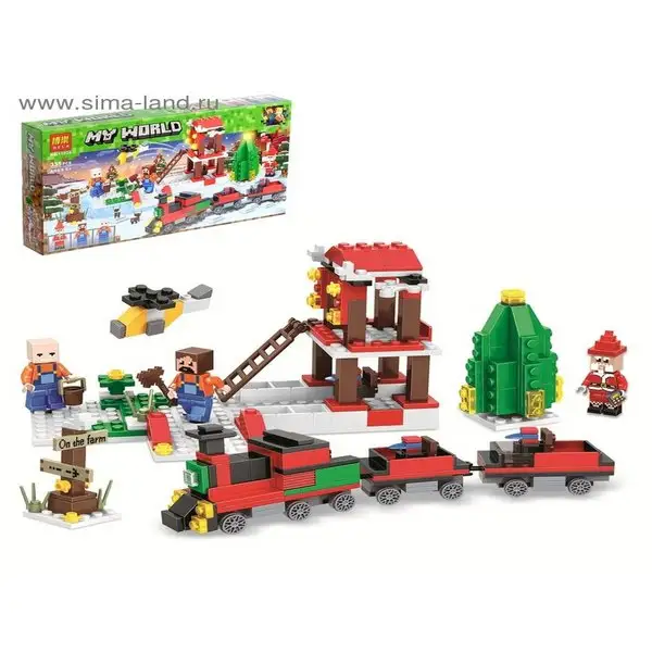 Конструктор новый год "Мой Мир", 335 деталей