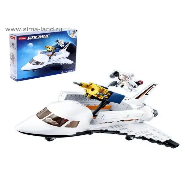 Конструктор/Космос "Шаттл"/231 деталь/От 6 лет
