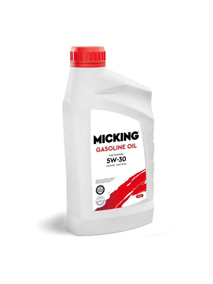 Моторное масло Micking Gasoline Oil MG1 5W-30 API SP/RC 1л MICKING  146225614 купить за 946 ₽ в интернет-магазине Wildberries