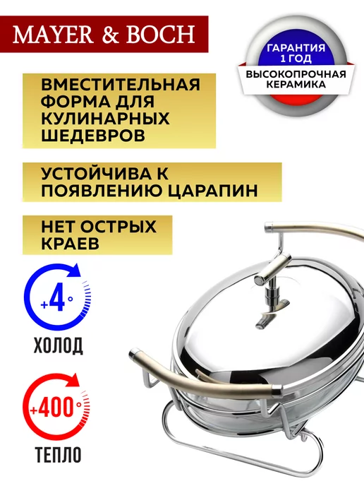 Мармит с подогревом от свечи нержавейка - фото 11