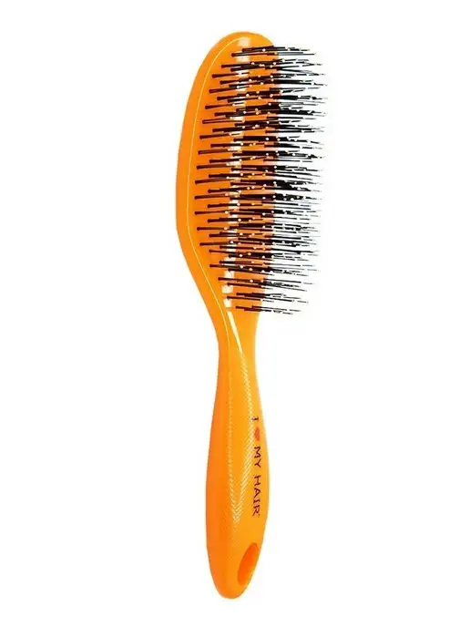 I love my hair Расческа для волос Spider 1502 размер L, глянцевая, оранжевый, фото 3