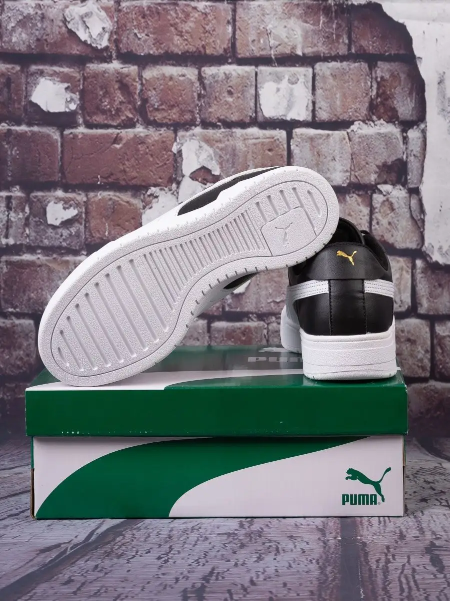 Puma breaker discount leather white