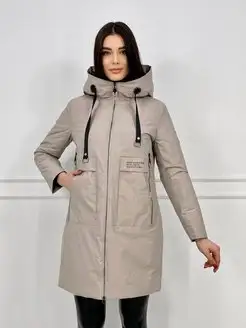 Куртка женская осенняя теплая удлиненная H&L Fashion 146281143 купить за 5 340 ₽ в интернет-магазине Wildberries