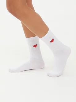 Носки длинные с сердечками DZEN&SOCKS 146295500 купить за 282 ₽ в интернет-магазине Wildberries