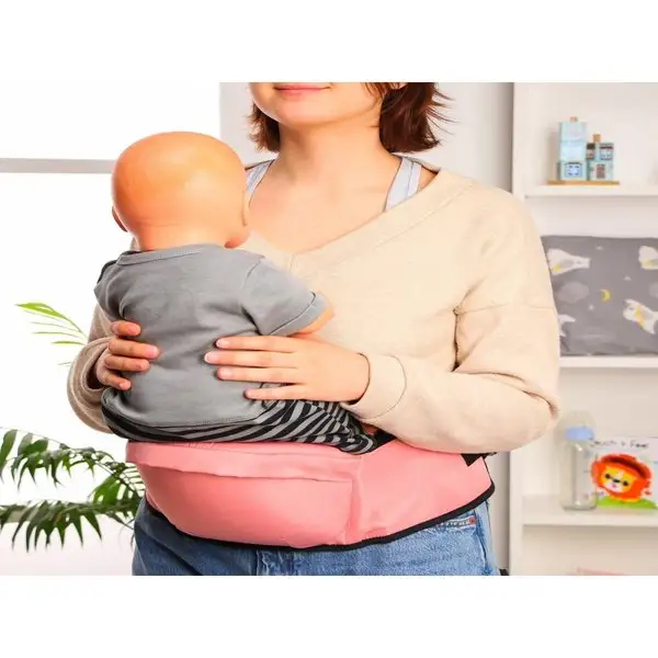 Хипсит - переноска Сетка цвет розовый