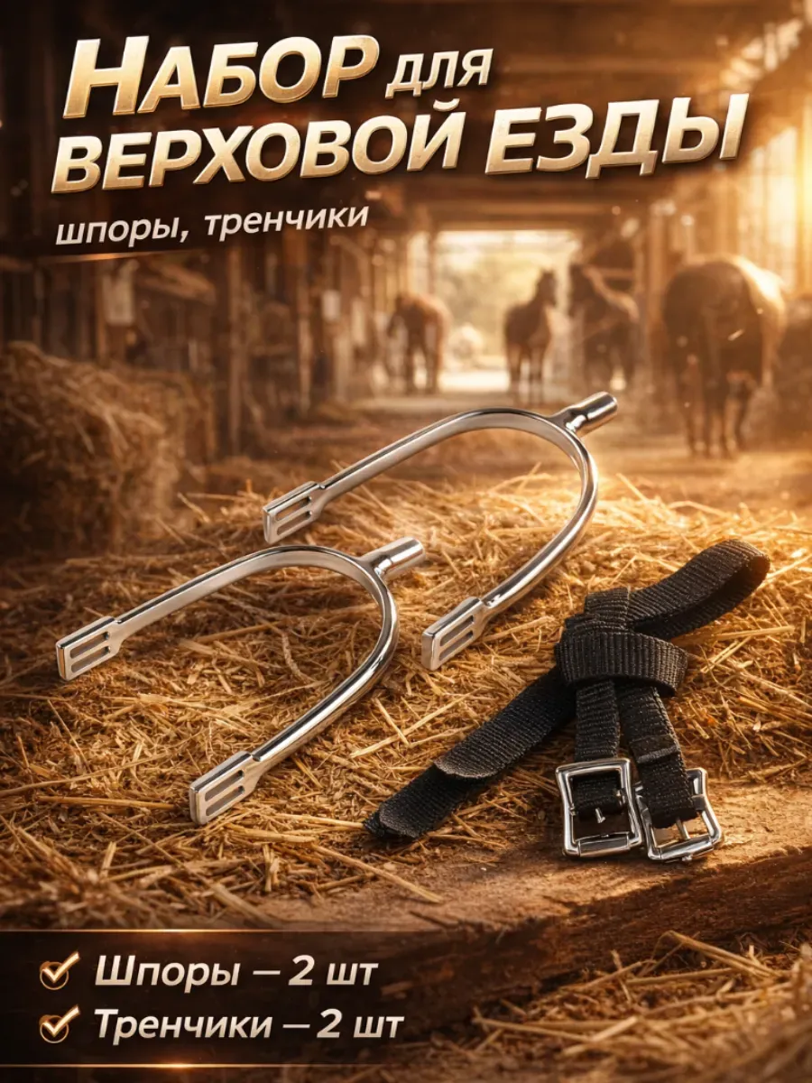 Шпоры, тренчики для верховой езды