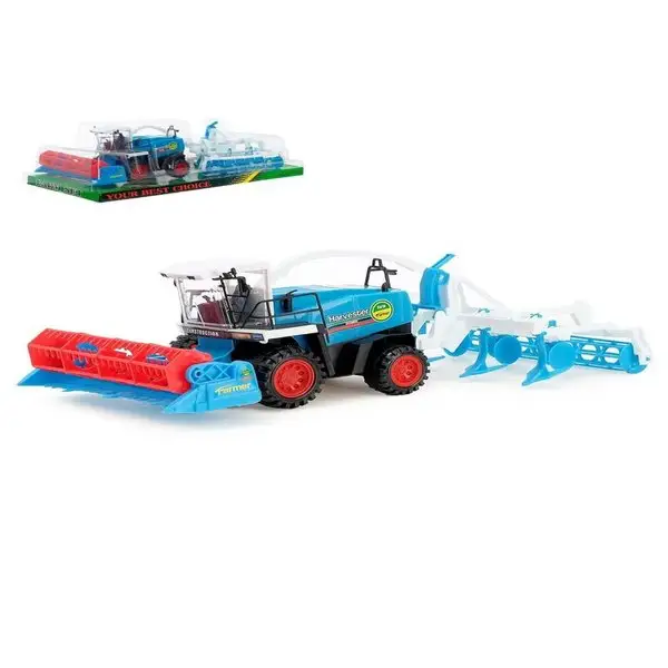 Трактор инерционный "Комбайн", с прицепом