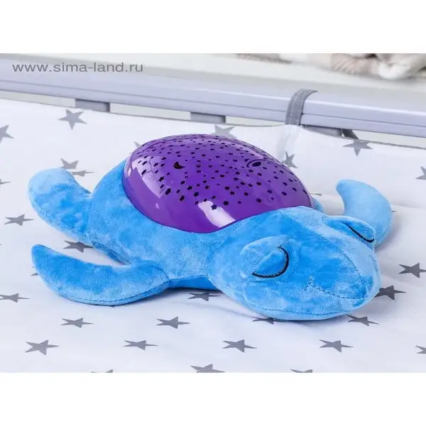 Игрушка - ночник "Черепашка" мягкий, проектор