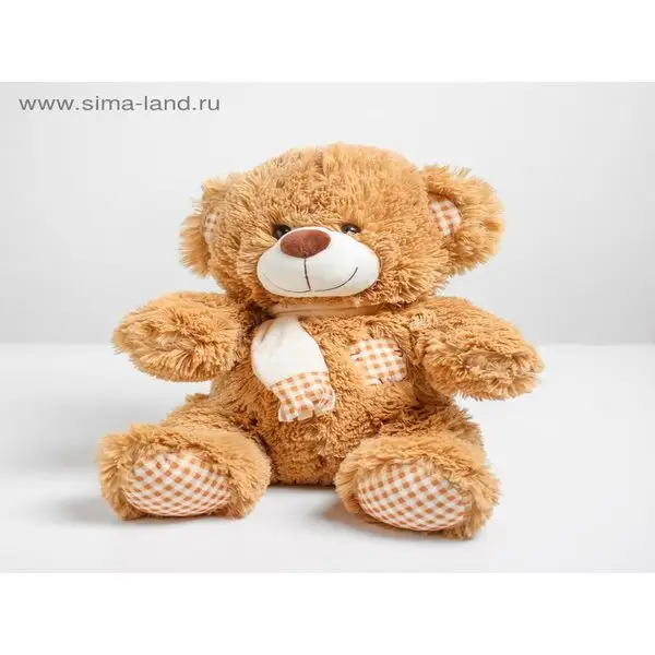 Мягкая игрушка "Медведь", 38 см, цвет бежевый