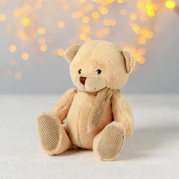 Мягкая игрушка "Мишка", в шарфике букле, цвета МИКС