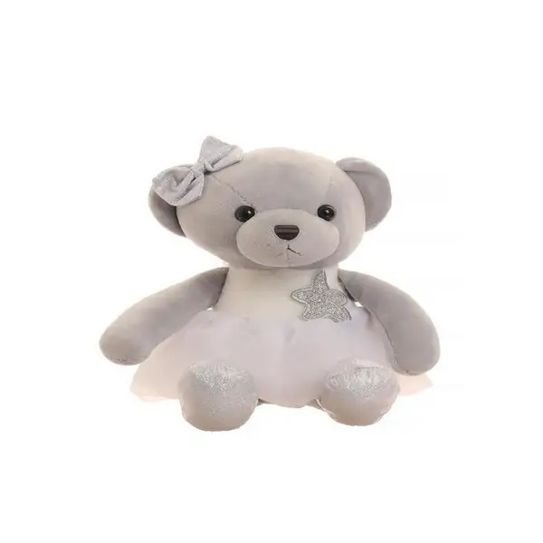 Мягкая игрушка "Мишка со звездой", цвета МИКС
