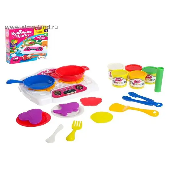 Набор для игры с пластилином "Кухонная плита"