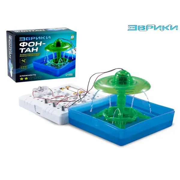 Набор для опытов "Фонтан" Электронный конструктор Детский