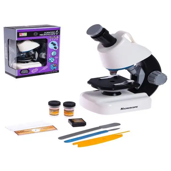 Набор для опытов/Микроскоп детский "Юный ученый"/Обучающий