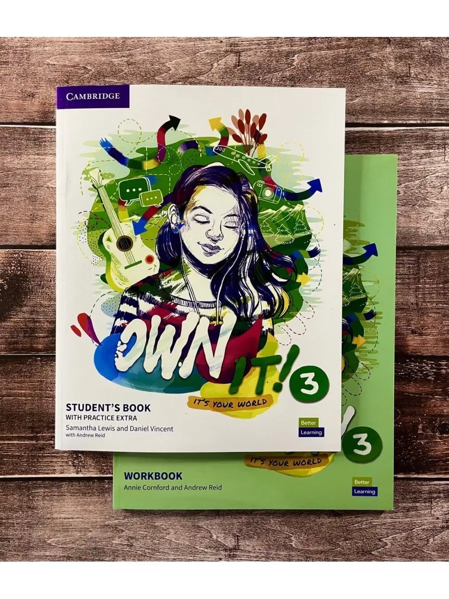 Учебник Own It 3. Учебник, рабочая тетрадь + Webкод MP Books 146370636  купить за 920 ₽ в интернет-магазине Wildberries